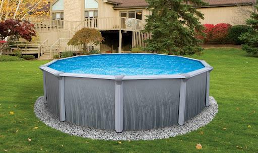 How far should you drain an above ground pool or winter